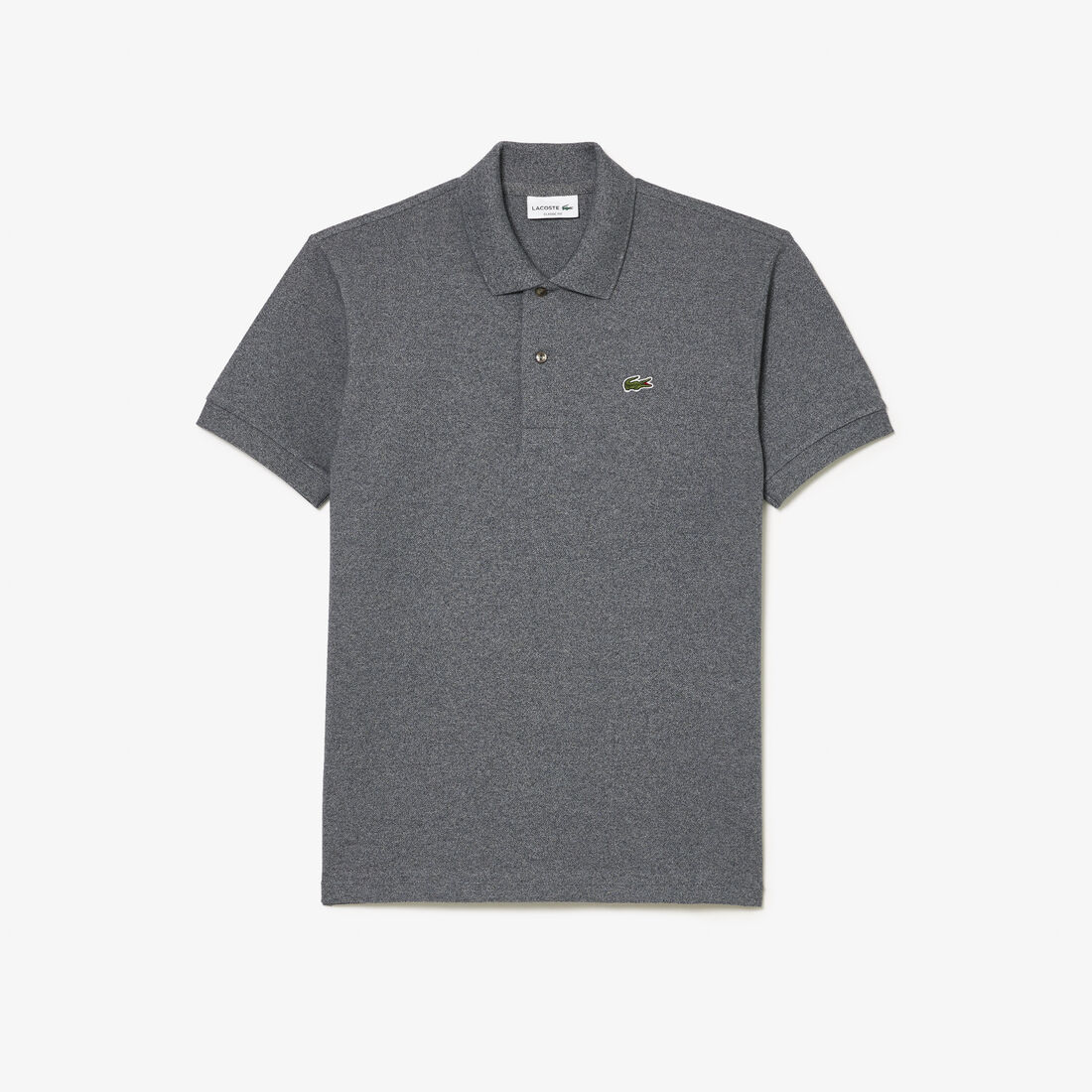 قميص بولو مارل كلاسيكي بمقاس L.12.12 Original L.12.12 Heathered Petit Pique Cotton Polo Shirt - L1264-00-E8G