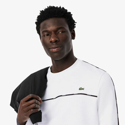 Logo Trim Fleece Sweatshirt