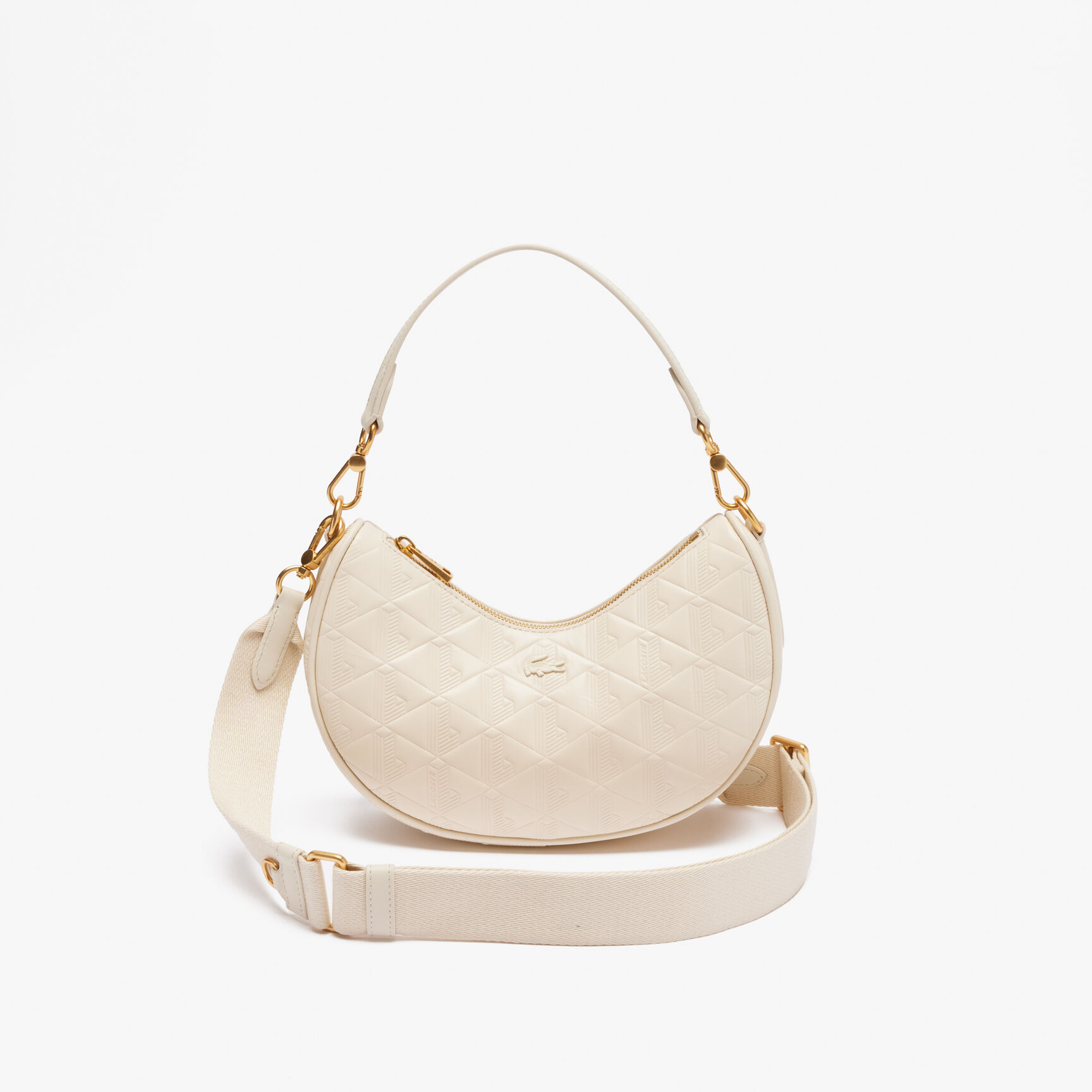 Maheki Embossed Leather Half Moon Purse Maheki Leather Shoulder Bag - NF4710MH-M97