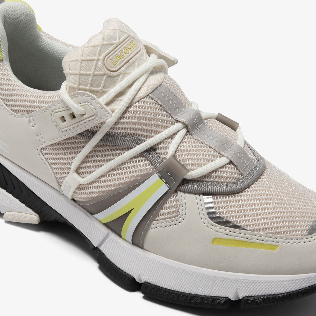 سنيكرز L003 قماش مزين بأربطة للنساء Women's Textile Lace System L003 Trainers - 46SFA0002-WP2