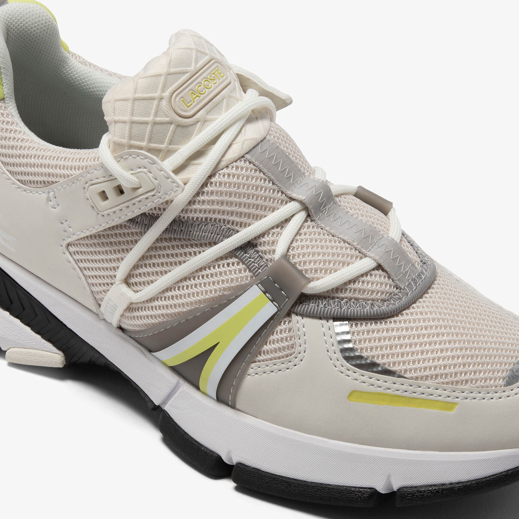 سنيكرز L003 قماش مزين بأربطة للنساء Women's Textile Lace System L003 Trainers - 46SFA0002-WP2