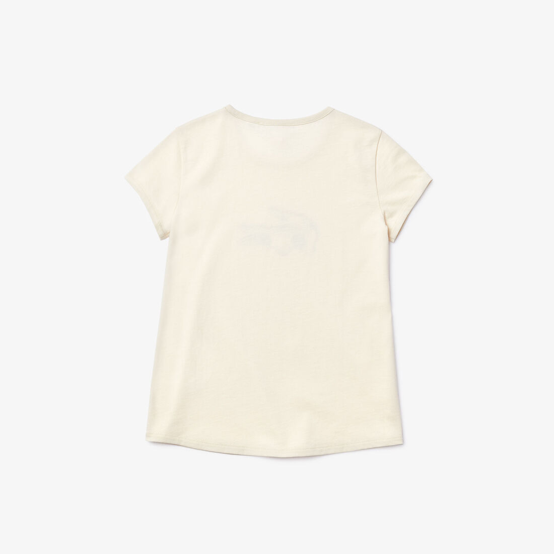 قميص تي-شيرت قطني مطبوع بفتحة رقبة مستديرة للبنات قميص تي-شيرت قطني مطبوع بفتحة رقبة مستديرة للبنات