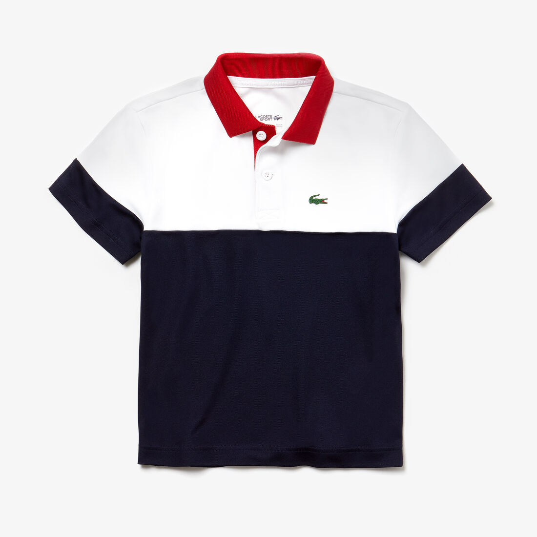 Buy Boys' Lacoste SPORT Colourblock Breathable Piqué Tennis Polo Shirt ...