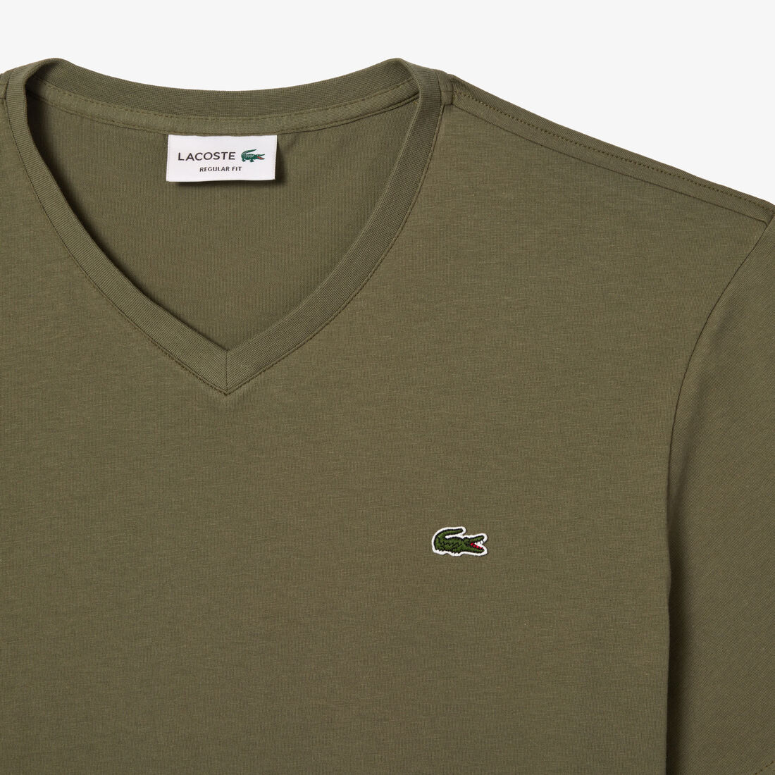 تيشيرت قطن بفتحة رقبة حرف V للرجال Men's V-neck Cotton T-shirt - TH2036-00-316