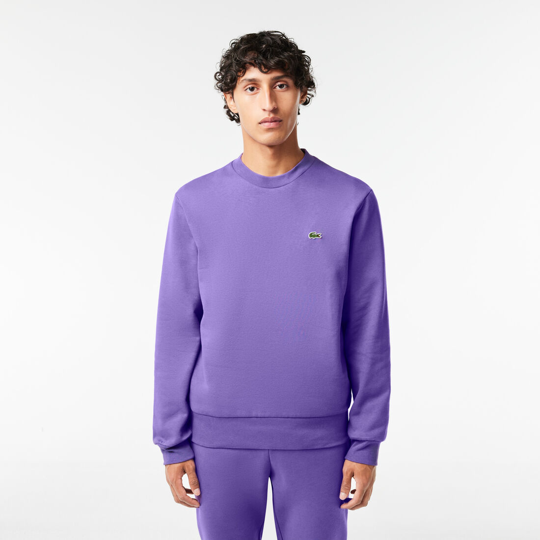Men's Lacoste Organic Brushed Cotton Jogger Sweatshirt - SH9608-00-SGI
