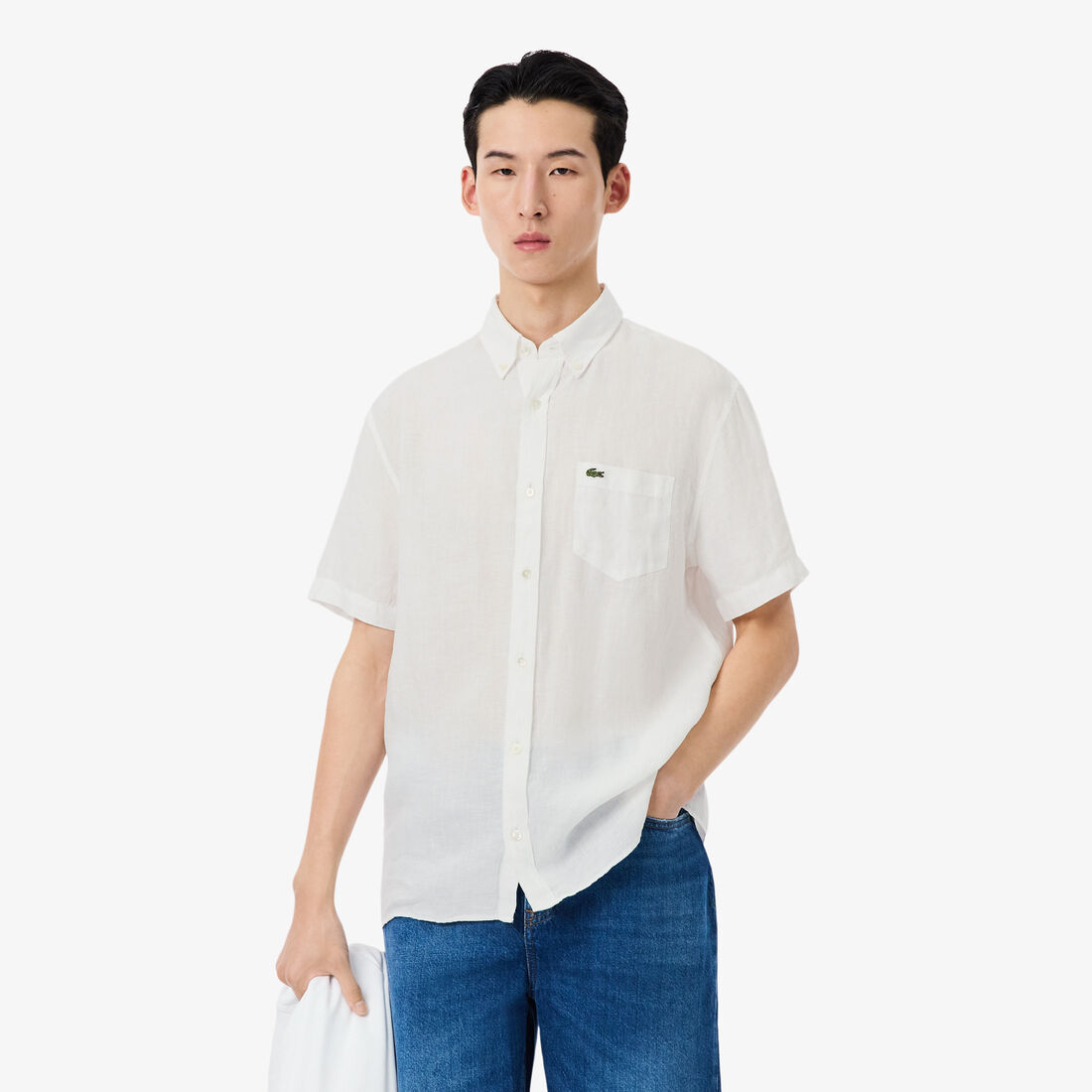 Short Sleeved Linen Shirt - CH5699-00-001