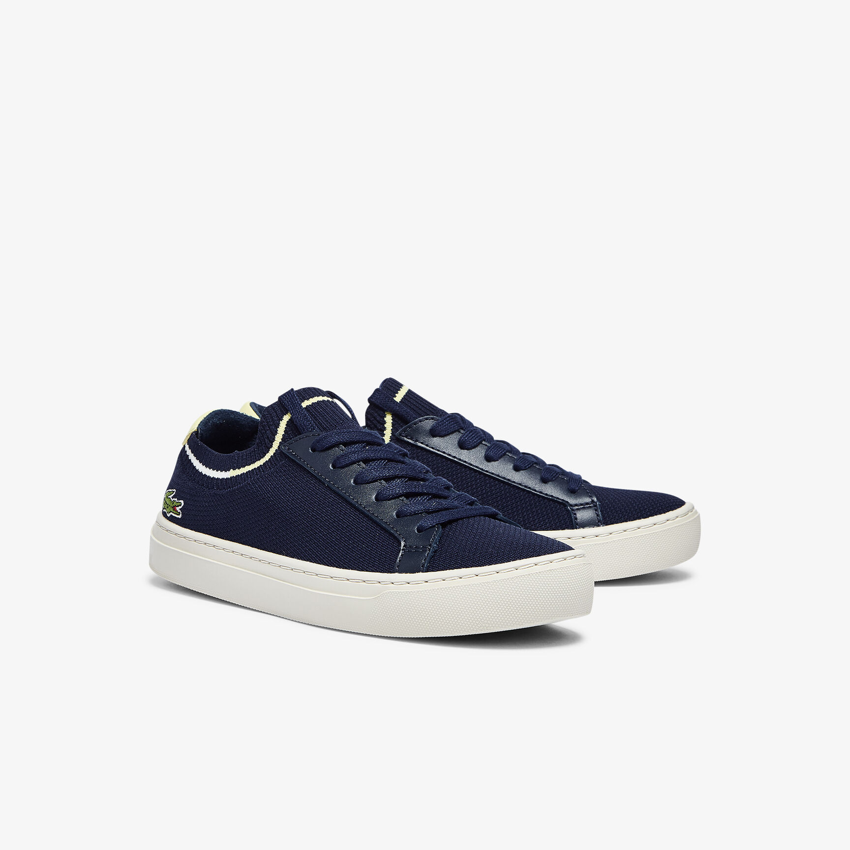 Women's La Piquée Textile Contrast Heel Tab Sneakers Women's La Piquée Textile Contrast Heel Tab Sneakers