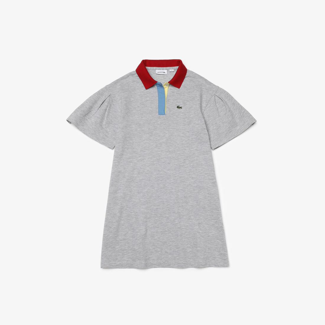 Girls’ Flounced Sleeve Cotton Polo Dress Girls’ Flounced Sleeve Cotton Polo Dress