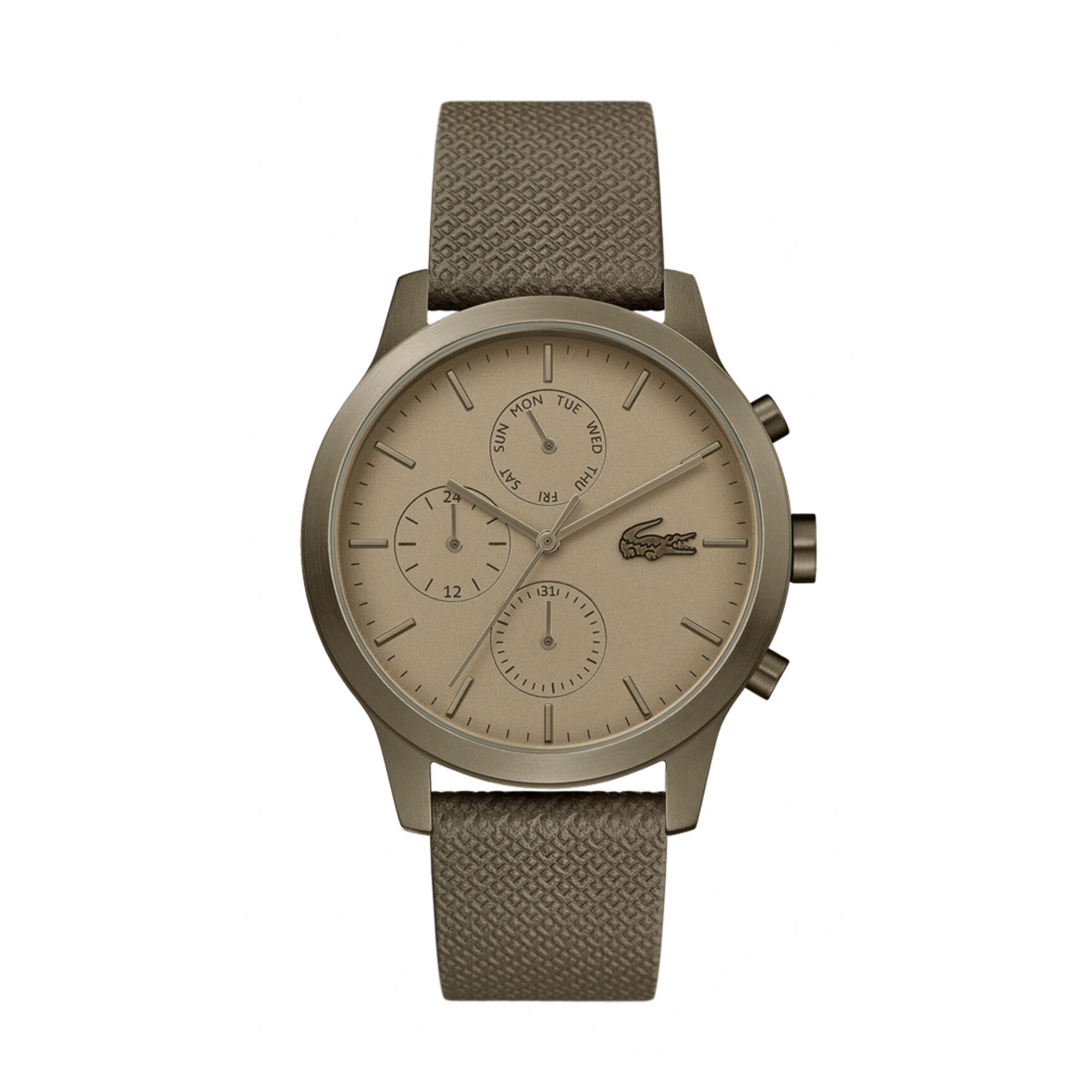Lacoste Lacoste.12.12 Mens Khaki Dial Watch Lacoste Lacoste.12.12 Mens Khaki Dial Watch