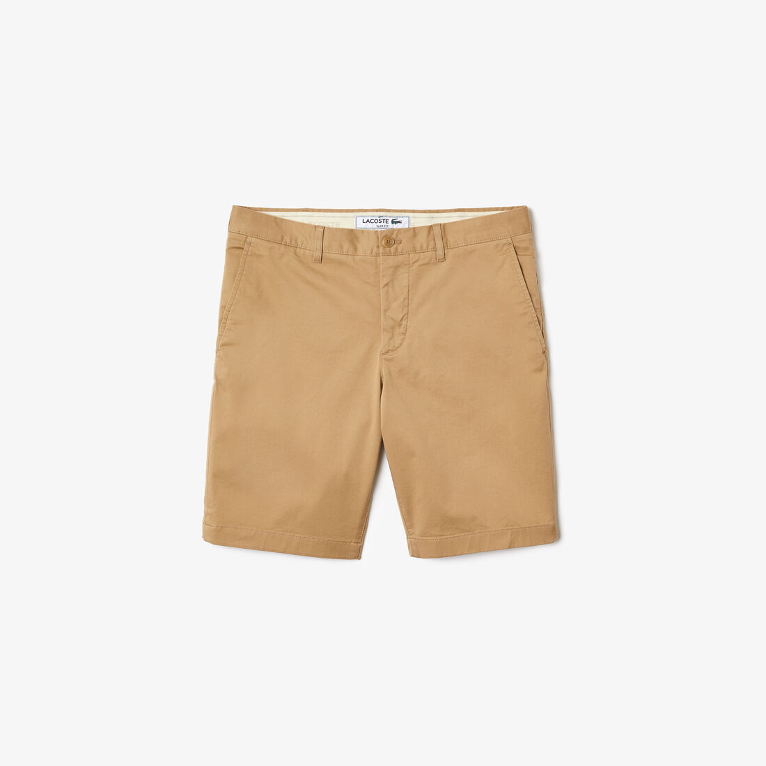 جاكيت لاكوست بنمط فيست مبطن مقاوم للماء للرجال Men's Slim Fit Stretch Cotton Bermuda Shorts - FH2647-00-02S