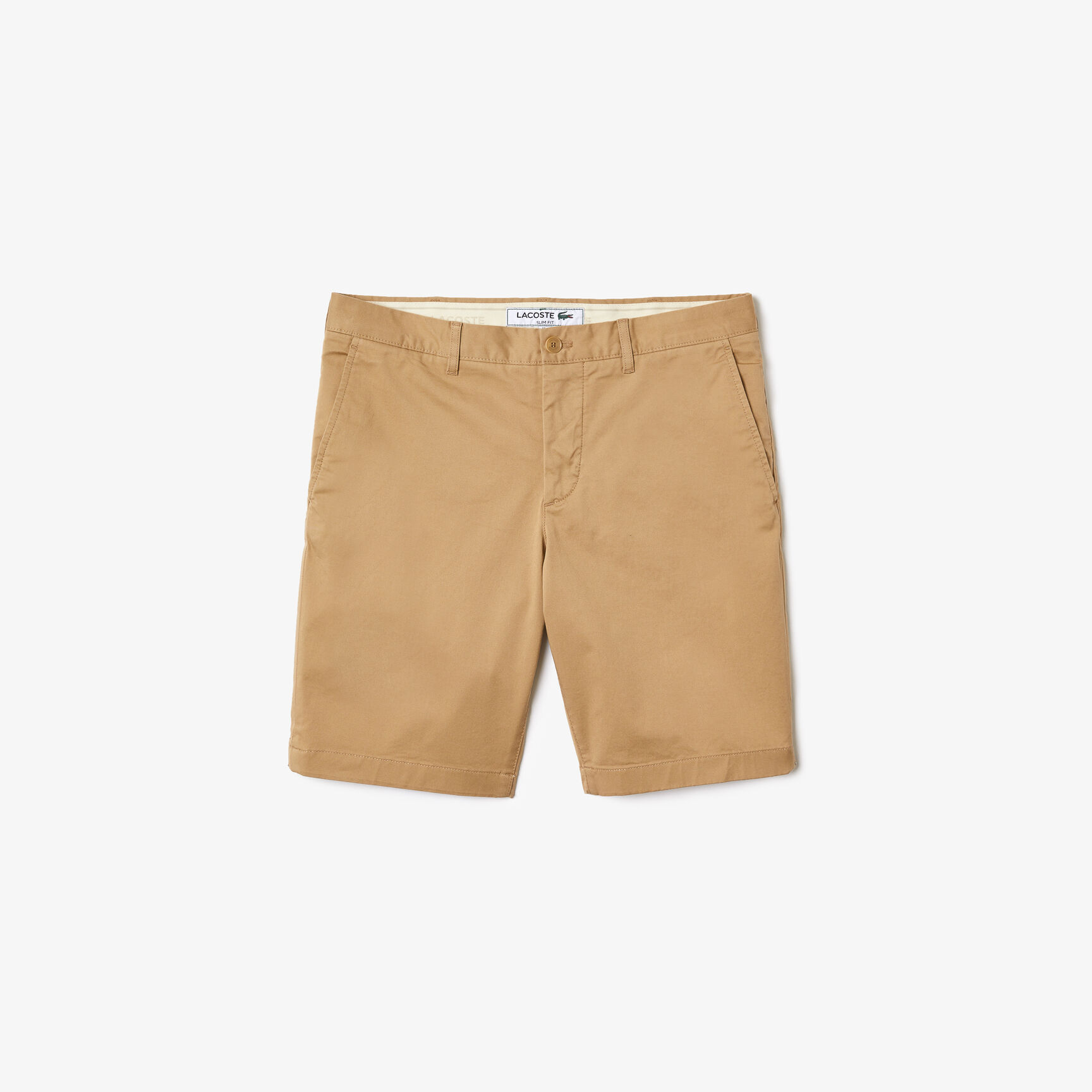 جاكيت لاكوست بنمط فيست مبطن مقاوم للماء للرجال Men's Slim Fit Stretch Cotton Bermuda Shorts - FH2647-00-02S