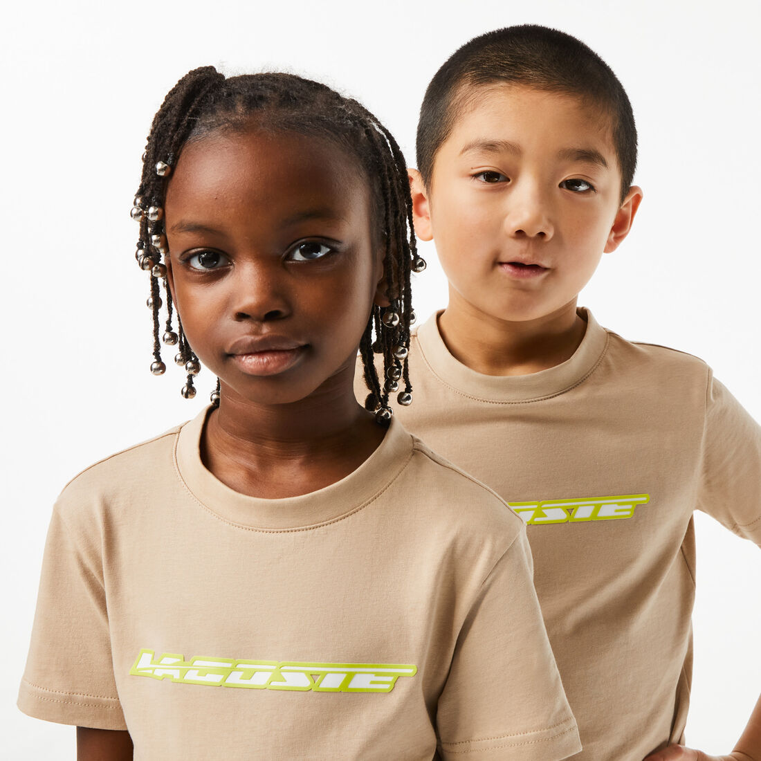 تيشيرت لاكوست بطبعة محددة بلون مغاير قطن جيرسيه للأطفال تيشيرت لاكوست بطبعة محددة بلون مغاير قطن جيرسيه للأطفال