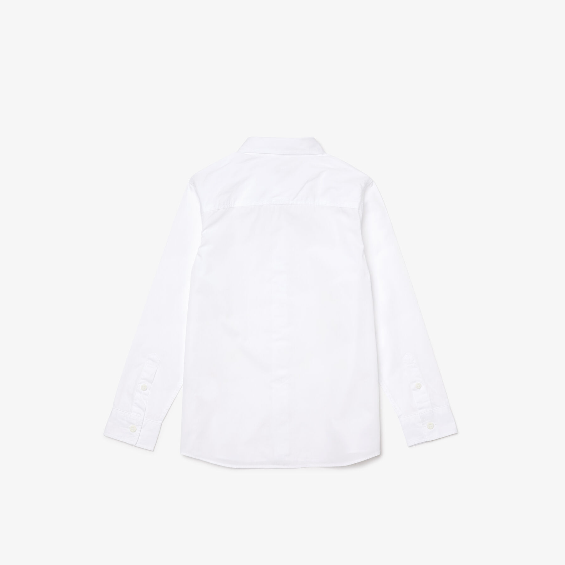 lacoste boys  pocket lightweight cotton shirt