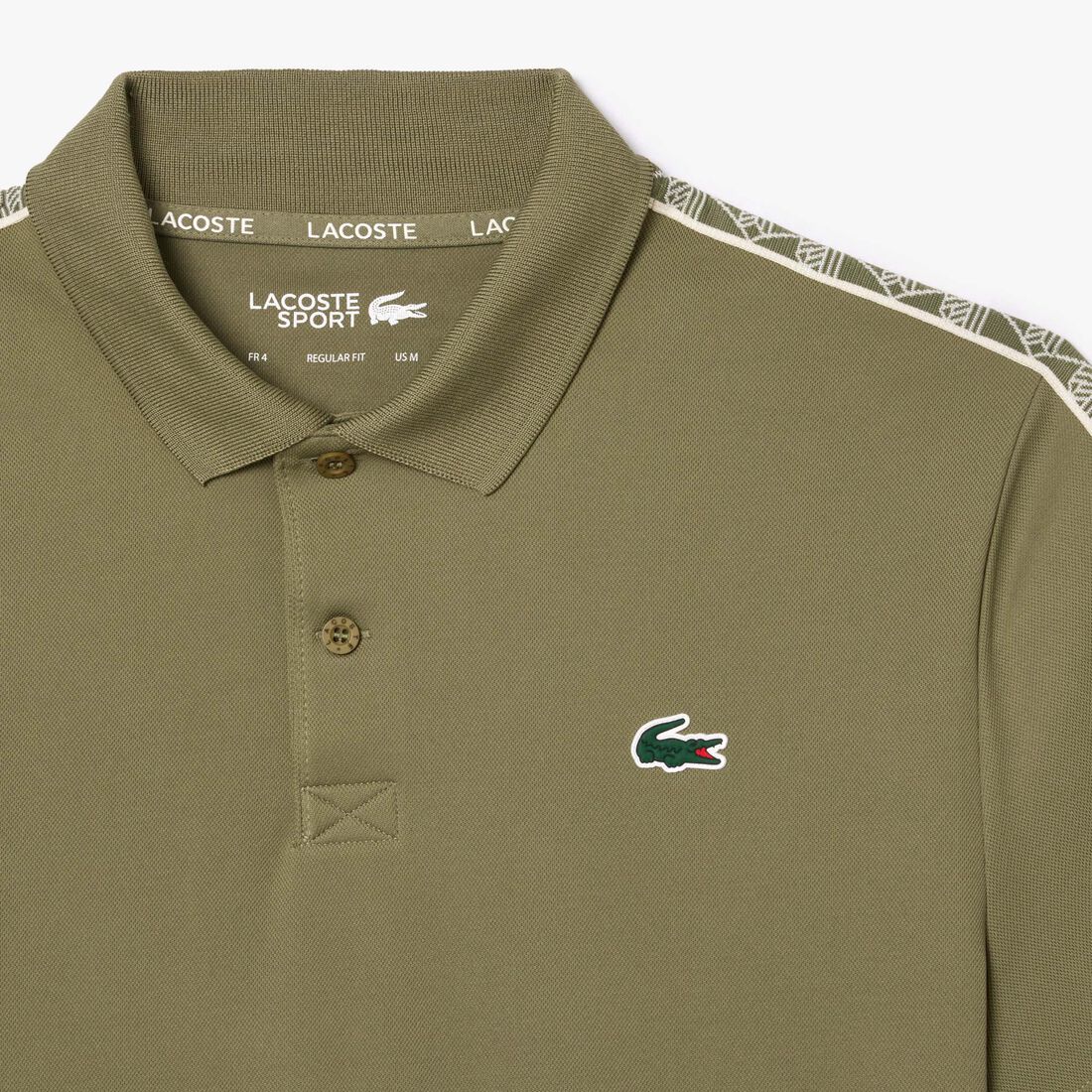 قميص بولو للتنس مخطط بشعار الماركة فائق الجفاف Regular Fit Ultra Dry Pique Tennis Polo Shirt - DH2557-00-BMY