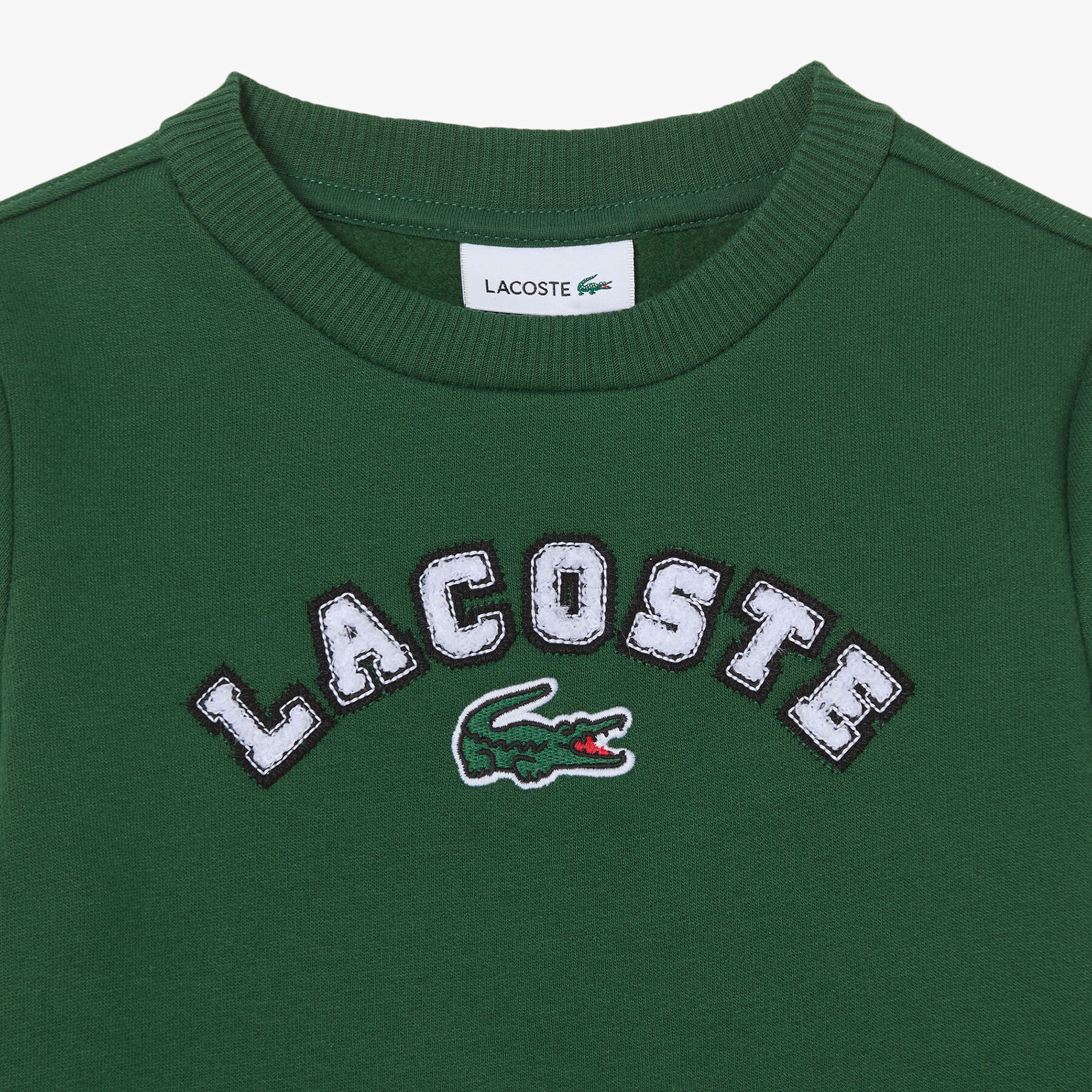 Printed Fleece Sweatshirt lacoste printed fleece sweatshirt
