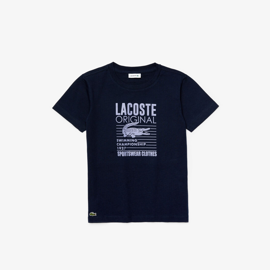 قميص تي-شيرت قطني من Lacoste للصبية